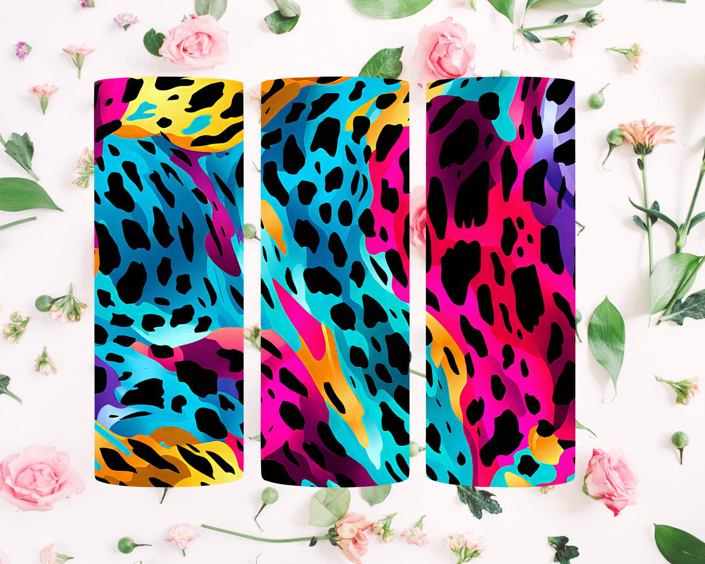 Colourful tumblers