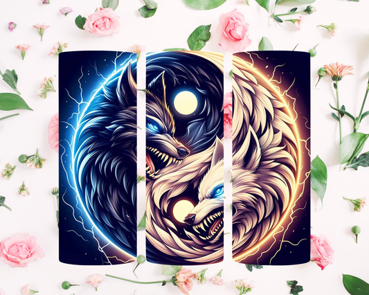 Yin and yang wolves