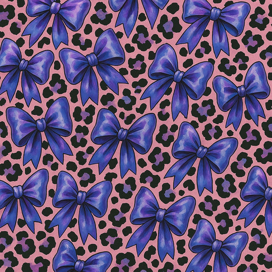 Purple bows design
